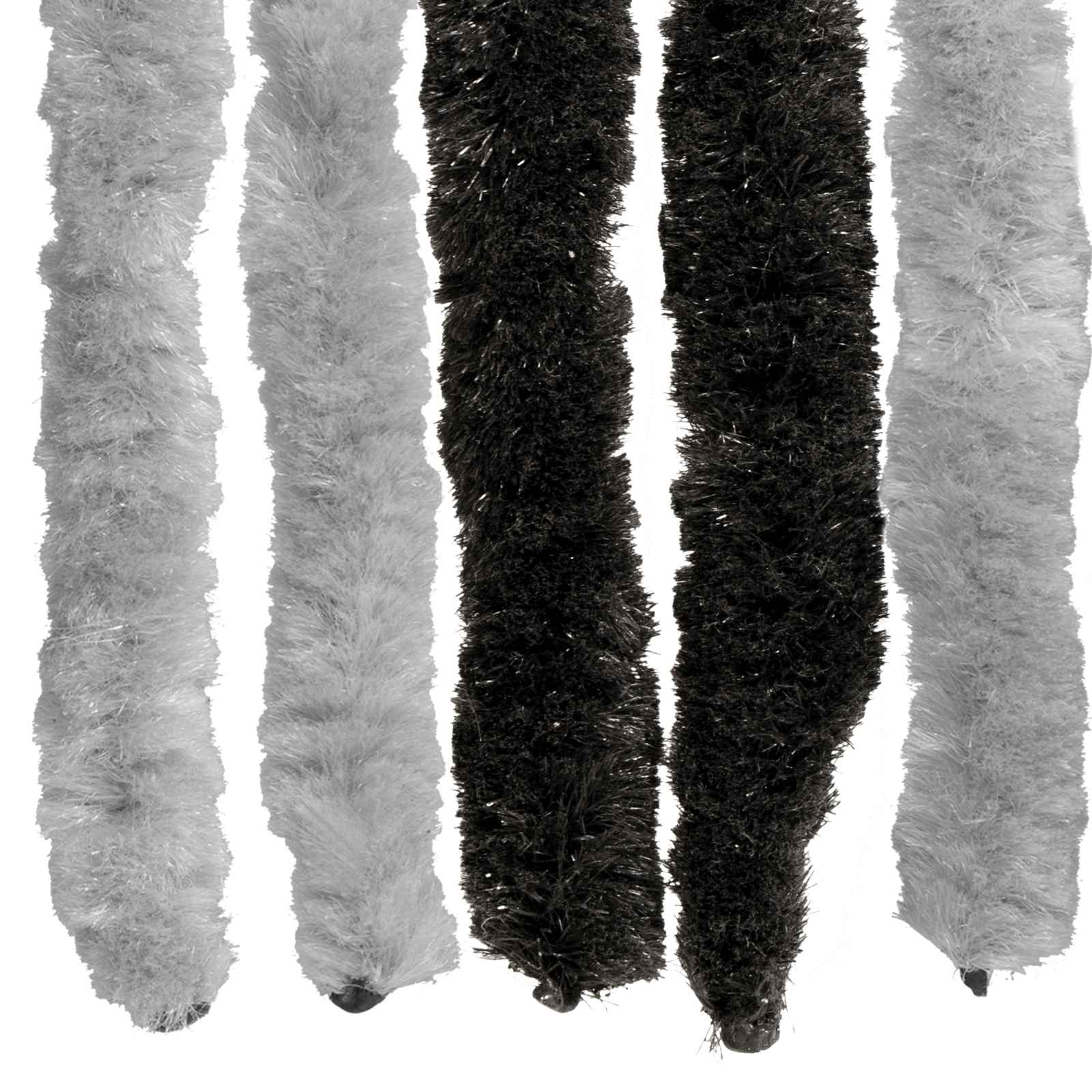 Insecten Gordijn Chenille Grijs en zwart 118 x 220 cm 100% PP image 5