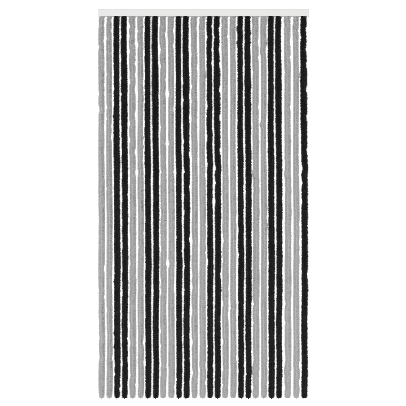 Insecten Gordijn Chenille Grijs en zwart 118 x 220 cm 100% PP image 3