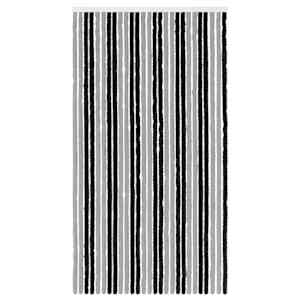 Záclona proti hmyzu Chenille Šedá a černá 118 x 220 cm 100% PP - obrázek 3