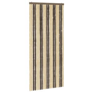 vidaXL S&auml;&auml;sev&otilde;rk Chenille Tumepruun ja Beez 90 x 200 cm 100% PP