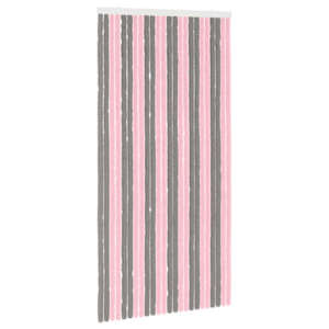 vidaXL S&auml;&auml;sev&otilde;rk Chenille H&otilde;behall ja Roosa 100 x 200 cm 100% PP
