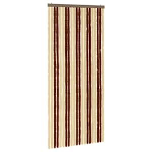 vidaXL S&auml;&auml;sev&otilde;rk Chenille Pruun ja beež 90 x 200 cm 100% PP