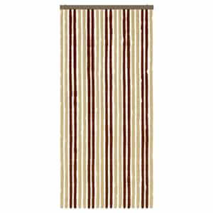 Záclona proti hmyzu Chenille Hnědá a béžová 90 x 200 cm 100% PP - obrázek 3
