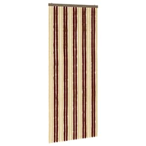vidaXL S&auml;&auml;sev&otilde;rk Chenille Pruun ja beež 90 x 220 cm 100% PP
