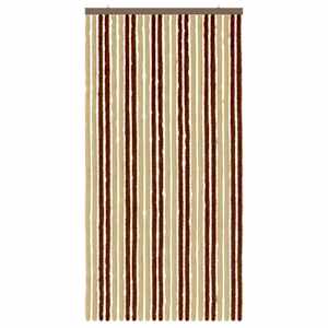 Záclona proti hmyzu Chenille Hnědá a béžová 100 x 200 cm - obrázek 3