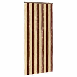 vidaXL S&auml;&auml;sev&otilde;rk Chenille Pruun ja beež 100 x 220 cm 100% PP