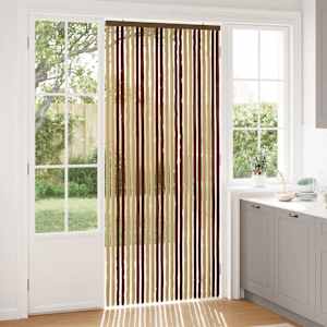 Zaslon proti insektom Chenille Rjava in bež 100 x 230 cm