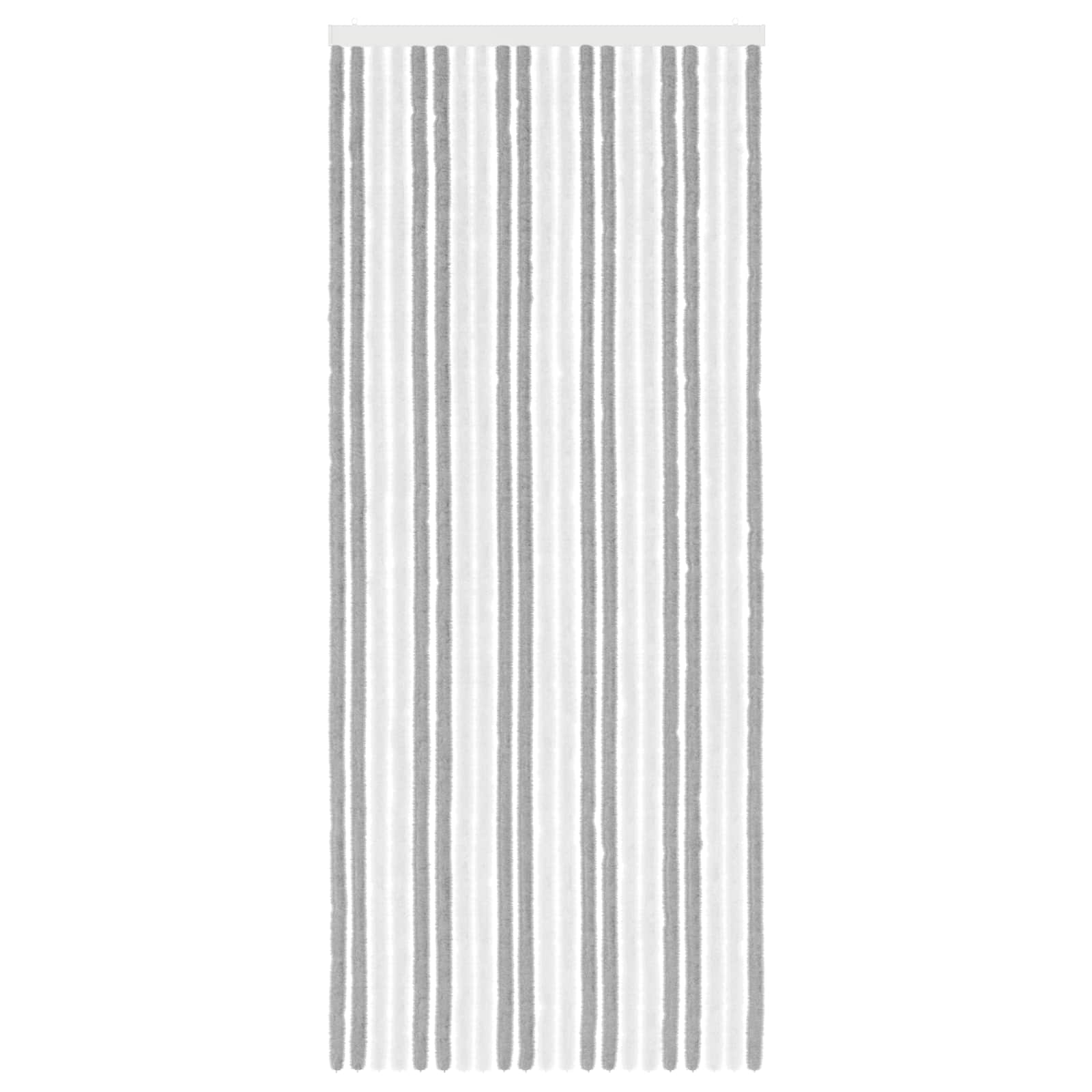 Insecten Gordijn Chenille Grijs en Wit 90 x 220 cm 100% PP image 3