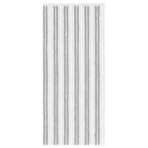 Záclona proti hmyzu Chenille Šedá a bílá 100 x 230 cm 100% PP - obrázek 3