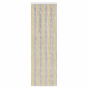 Záclona proti hmyzu Chenille Šedá a béžová 56 x 185 cm 100% PP - obrázek 3