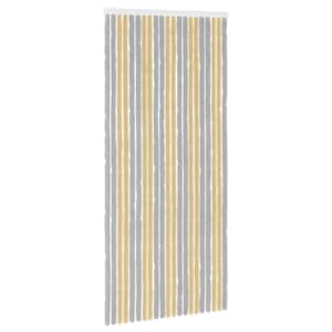 Záclona proti hmyzu Chenille Šedá a béžová 90 x 200 cm 100% PP - obrázek 2