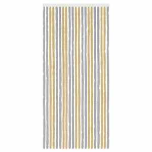 Záclona proti hmyzu Chenille Šedá a béžová 90 x 200 cm 100% PP - obrázek 3