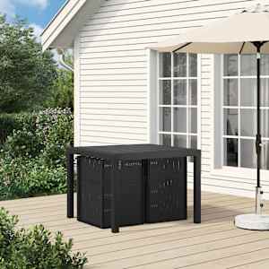 Zahradní jídelní židle 2 pcs Antracit 53 x 47 x 88,5 cm PP - obrázek 3