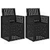 vidaXL Aia Toitlustustoolid 2 pcs Antratsiit 53 x 47 x 88,5 cm PP