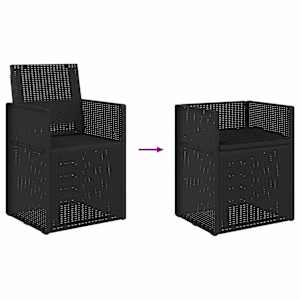 Zahradní jídelní židle 2 pcs Antracit 53 x 47 x 88,5 cm PP - obrázek 9