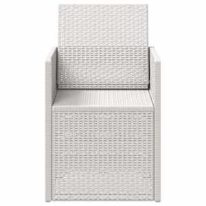 Zahradní jídelní židle 2 pcs Bílá PP - obrázek 5