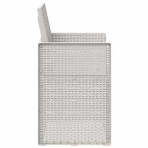 Zahradní jídelní židle 2 pcs Bílá PP - obrázek 6