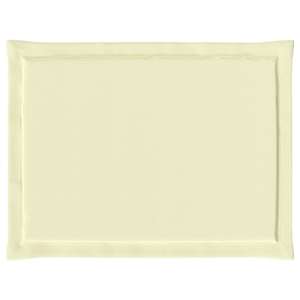 Polštáře na sedadla 2 pcs Krémová 47 x 36 x 2 cm Polyester - obrázek 5