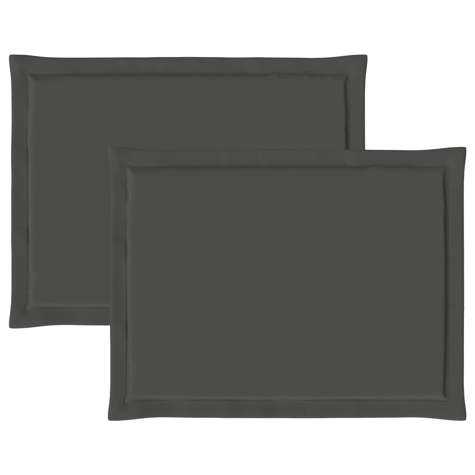 Zitkussens 2 pcs Antracietkleurig 47 x 36 x 2 cm Polyester image 6