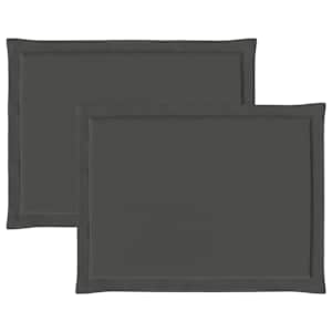 Polštáře na sedadla 2 pcs Antracitová 47 x 36 x 2 cm Polyester - obrázek 6
