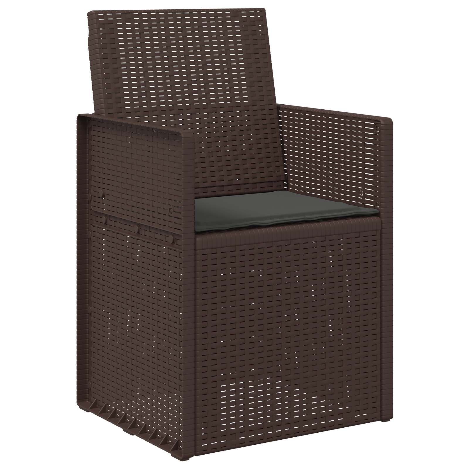 Zitkussens 2 pcs Antracietkleurig 47 x 36 x 2 cm Polyester image 3