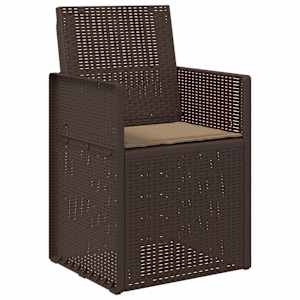 Polštáře na sedadla 2 pcs Taupe 47 x 36 x 2 cm Polyester - obrázek 3