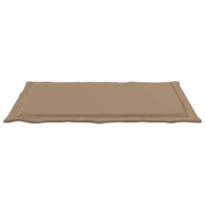 Polštáře na sedadla 2 pcs Taupe 47 x 36 x 2 cm Polyester - obrázek 7