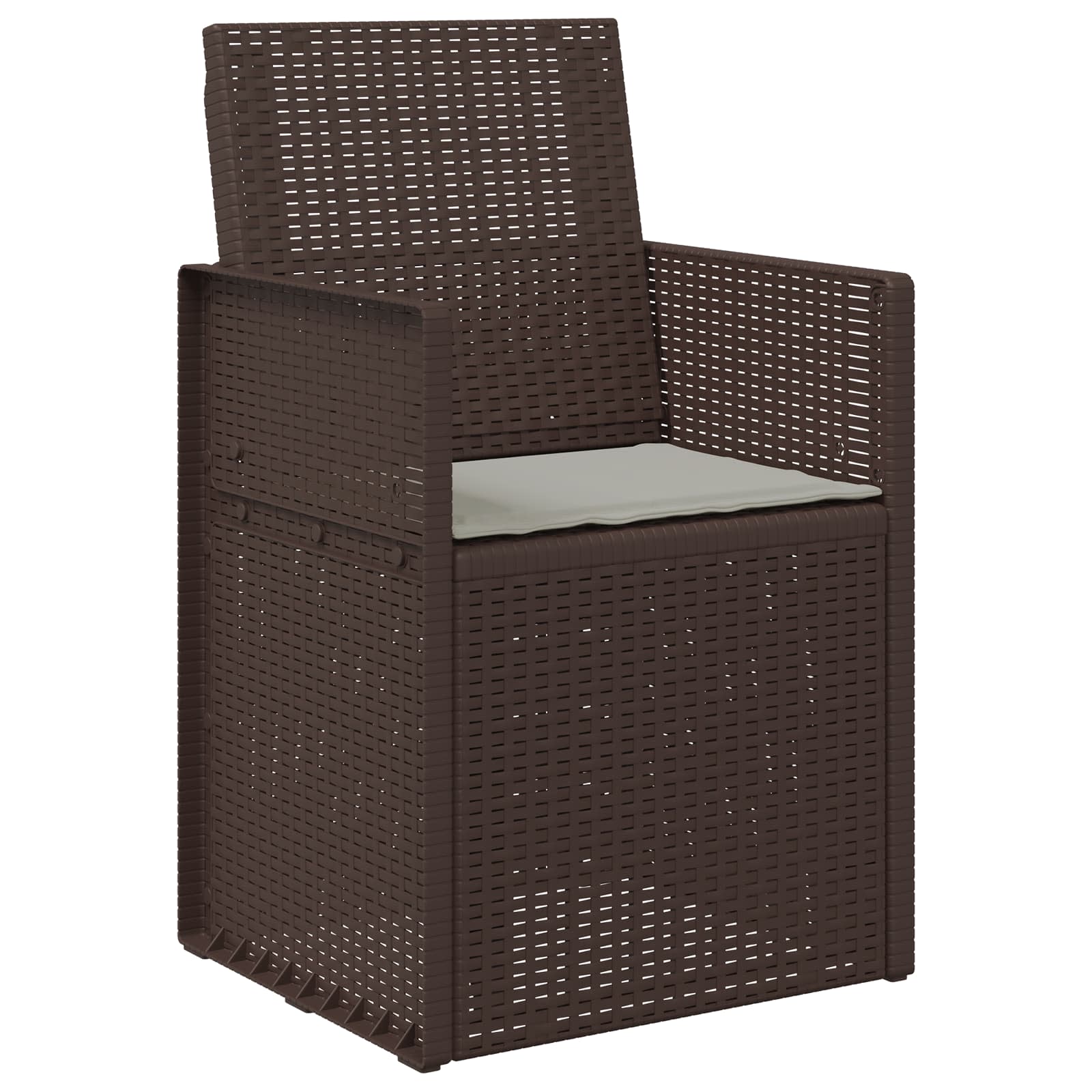 Zitkussens 2 pcs Lichtgrijs 47 x 36 x 2 cm Polyester image 3