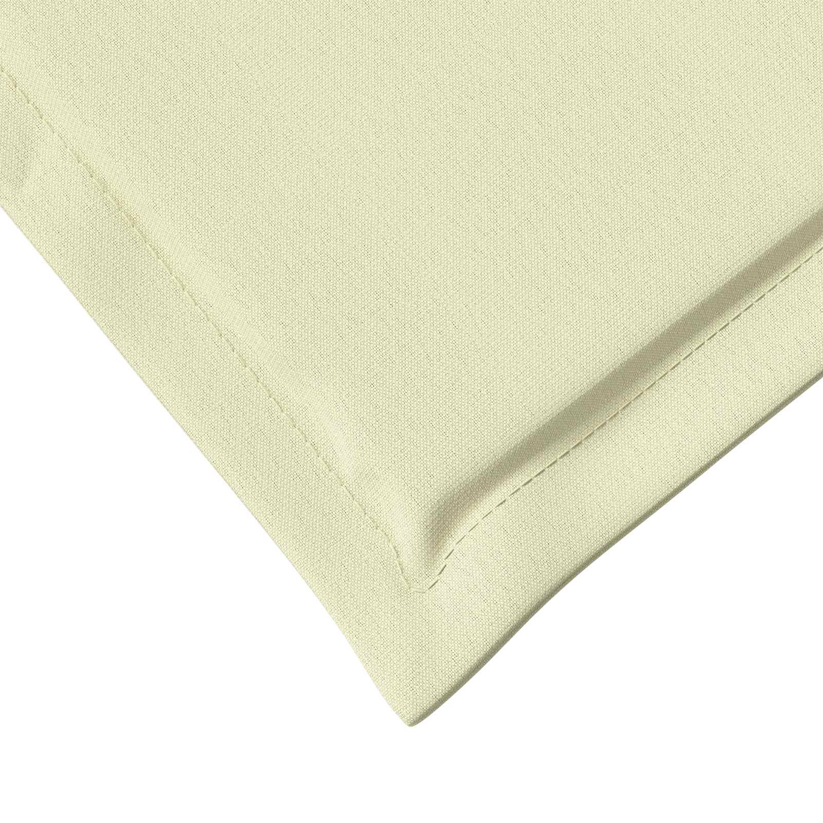 Zit- en Rugkussens 2 pcs Crèmekleurig 47 x 45 x 2 cm Polyester image 8