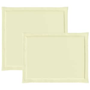 Sedáky a zadní polštáře 2 pcs Krémová 47 x 45 x 2 cm Polyester - obrázek 7