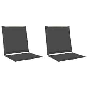 Sedáky a zadní polštáře 2 pcs Antracitová 47 x 45 x 2 cm - obrázek 2