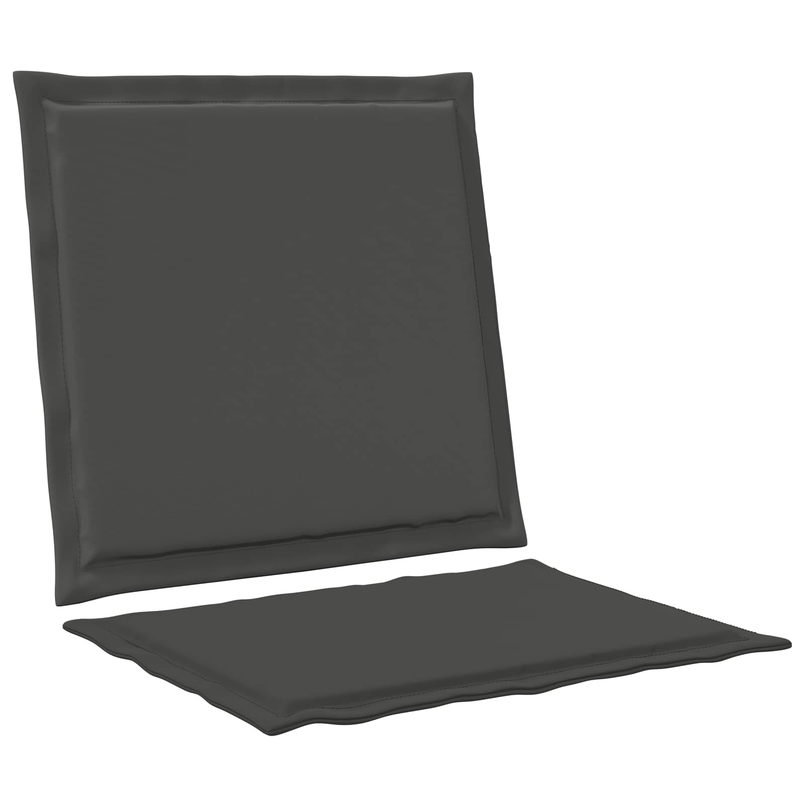 Zit- en Rugkussens 2 pcs Antracietkleurig 47 x 45 x 2 cm image 5