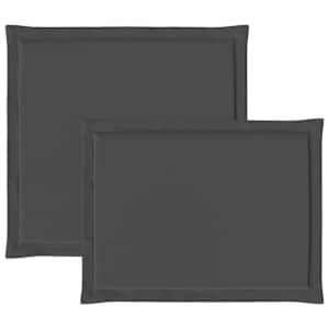 Sedáky a zadní polštáře 2 pcs Antracitová 47 x 45 x 2 cm - obrázek 7