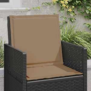 Sedáky a zadní polštáře 2 pcs Taupe 47 x 45 x 2 cm Polyester - obrázek 4