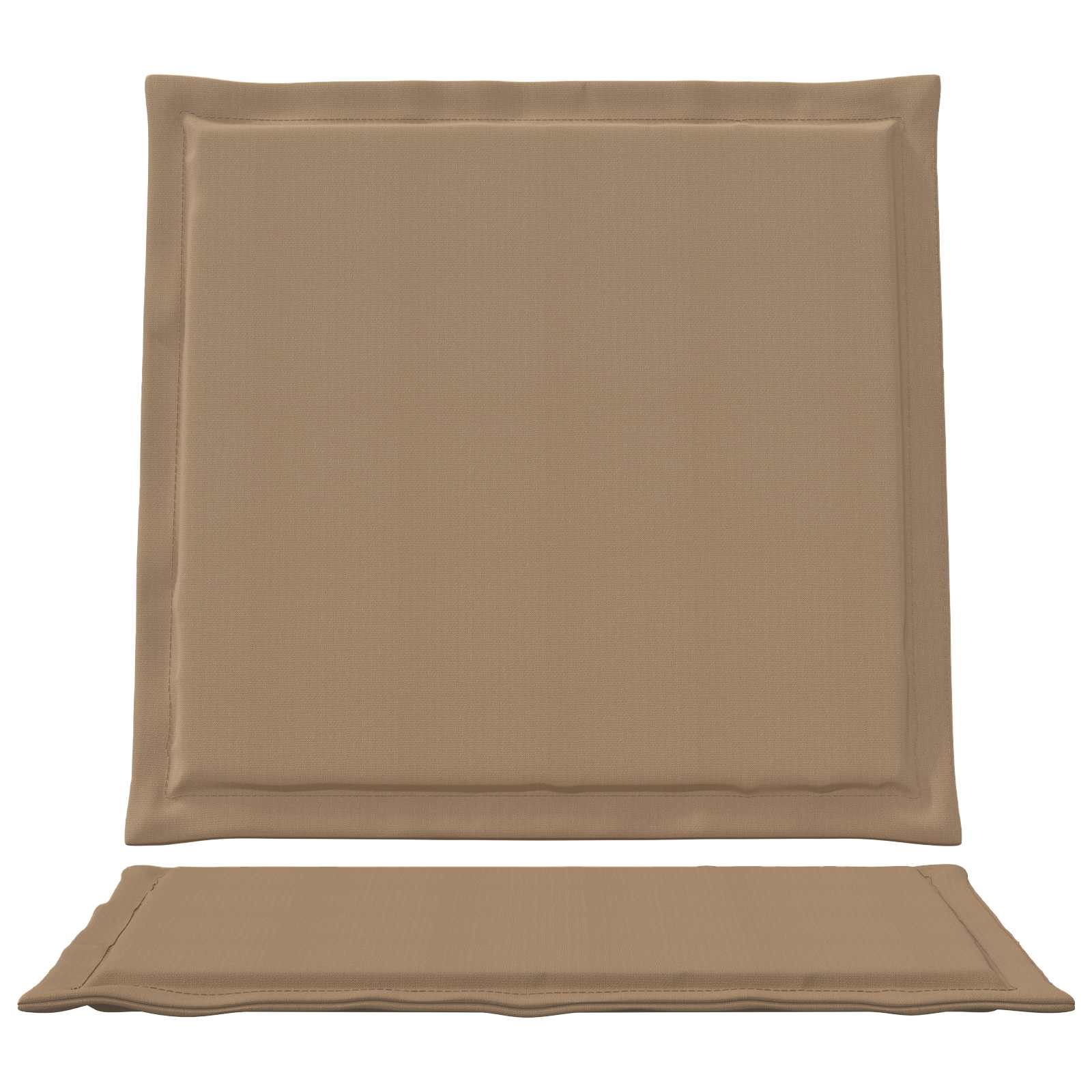 Zit- en Rugkussens 2 pcs Taupe 47 x 45 x 2 cm Polyester image 6