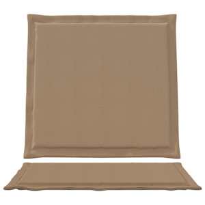 Sedáky a zadní polštáře 2 pcs Taupe 47 x 45 x 2 cm Polyester - obrázek 6