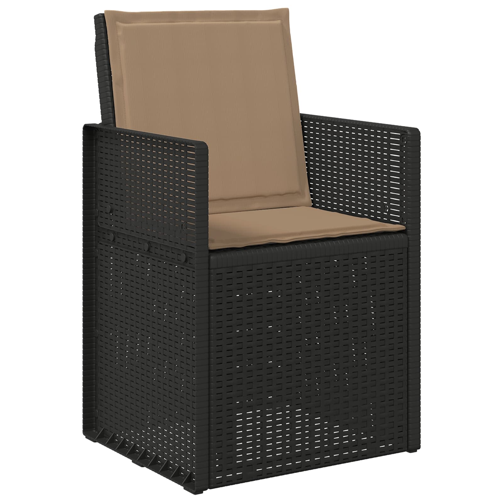 Zit- en Rugkussens 2 pcs Taupe 47 x 45 x 2 cm Polyester image 3