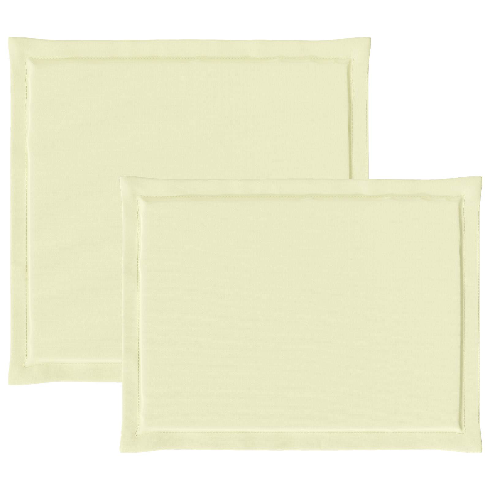 Zit- en Rugkussens 4 pcs Crèmekleurig 47 x 45 x 2 cm Polyester image 7