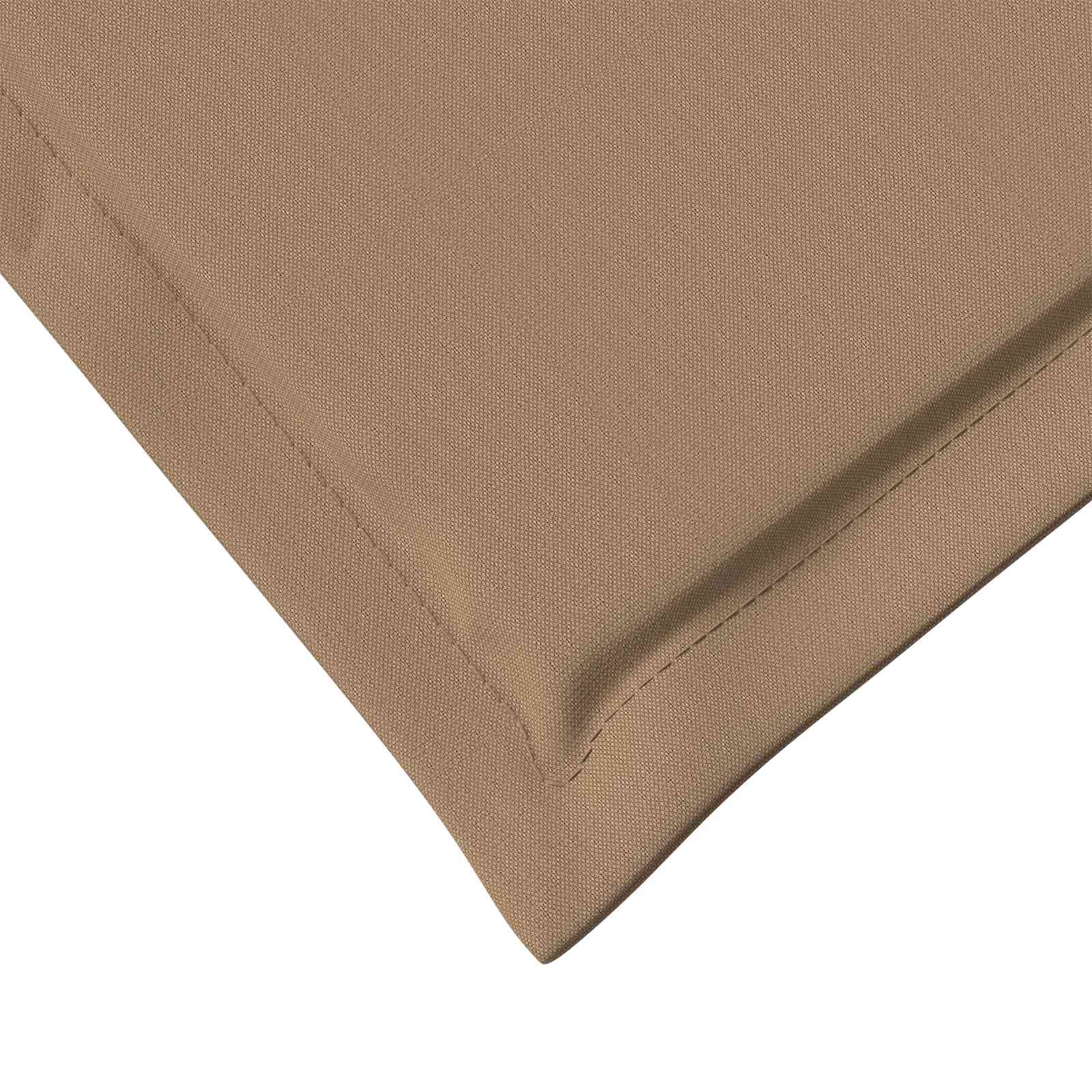 Zit- en Rugkussens 4 pcs Taupe 47 x 45 x 2 cm Polyester image 8