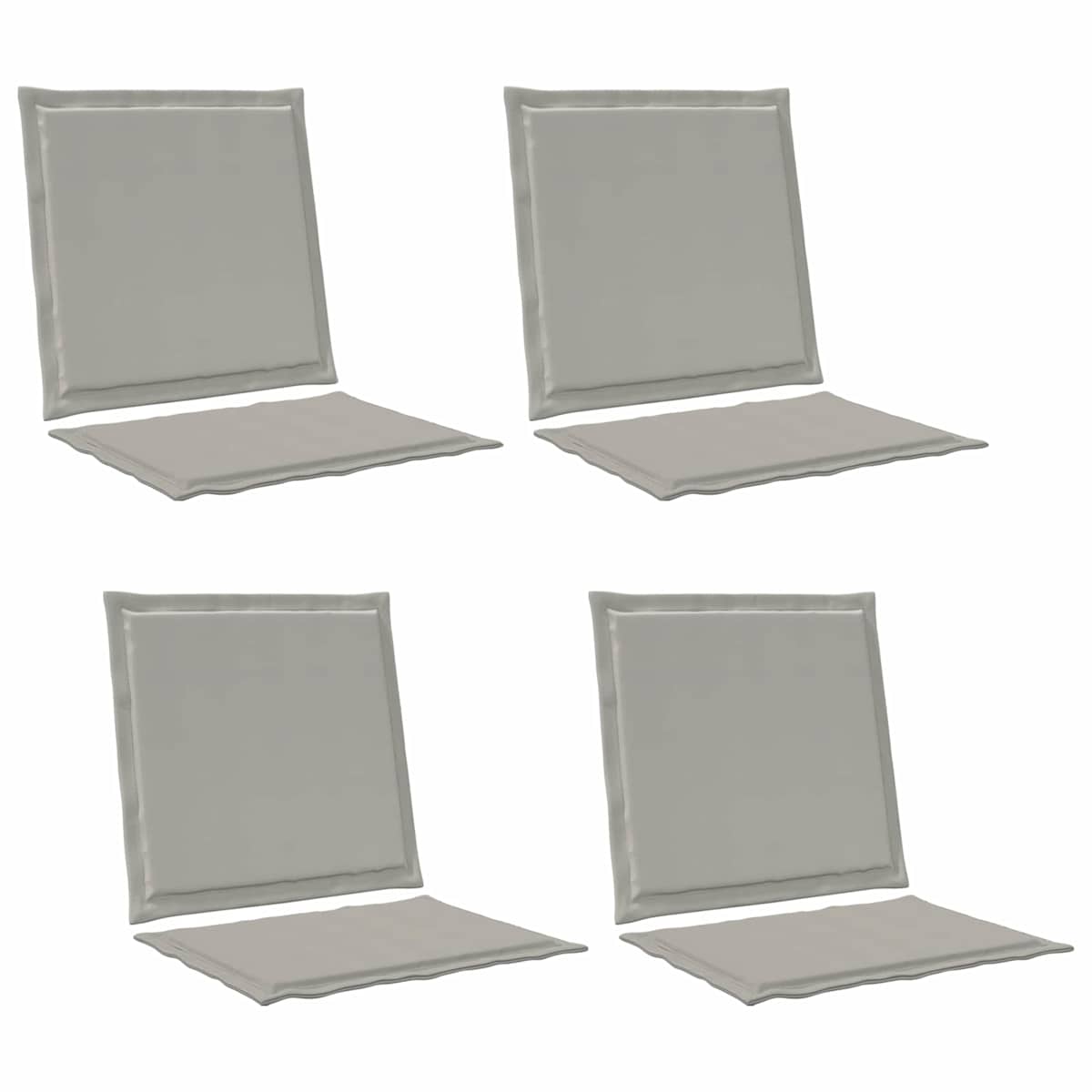Sæde- og rygpuder Polyester 47 x 45 x 2 cm - Billede 2