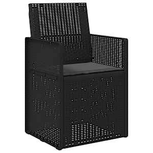 Zahradní jídelní židle 2 pcs Antracitová PP - obrázek 4
