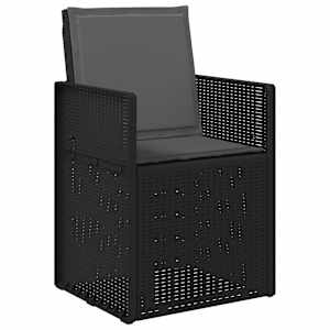 Zahradní jídelní židle 2 pcs Antracitová PP - obrázek 4