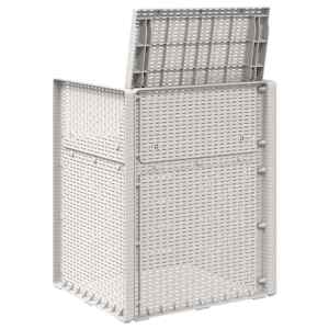 Zahradní jídelní židle 2 pcs Bílá a antracitová PP - obrázek 7