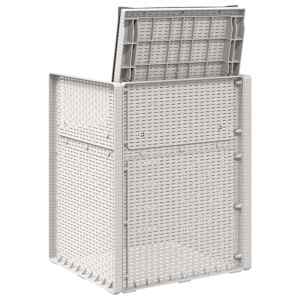 Zahradní jídelní židle 2 pcs Bílá a antracitová PP - obrázek 7