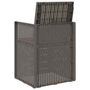 Zahradní jídelní židle 2 pcs Světle šedá, Šedobéžová PP - obrázek 7
