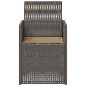 Zahradní jídelní židle 2 pcs Světle šedá, Šedobéžová PP - obrázek 5
