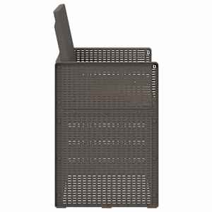 Zahradní jídelní židle 2 pcs Světle šedá, Šedobéžová PP - obrázek 6