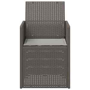 Zahradní jídelní židle 2 pcs Světle šedá PP - obrázek 5