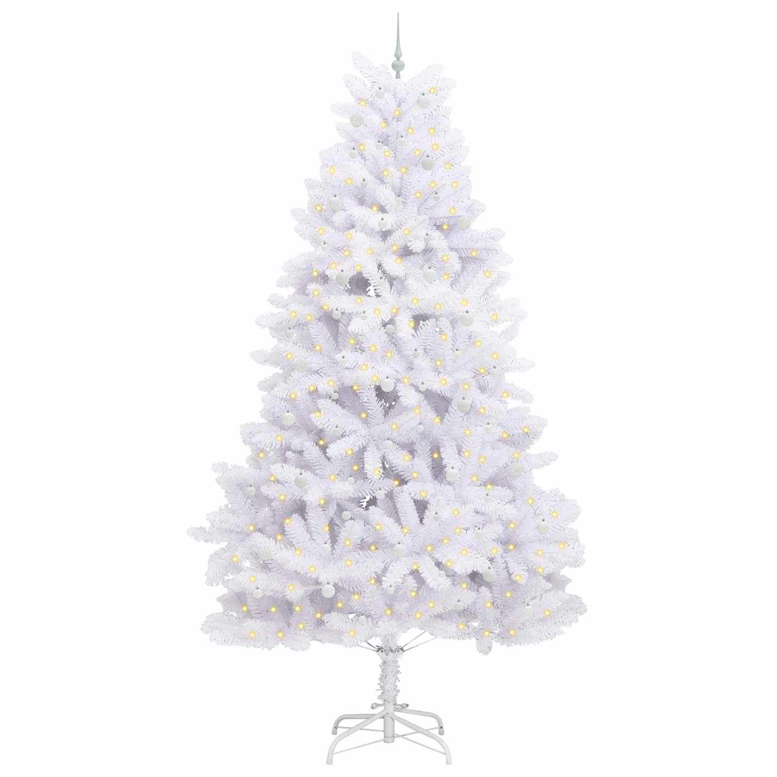 Sapin de Noël Artificiel à Branches Articulées Blanc 300 cm – Image 3