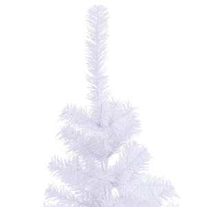 Umělý vánoční stromeček s stojanem Bílá 120 cm PVC a ocel - obrázek 10